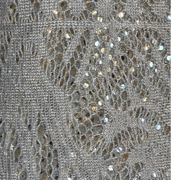 Y2K Jessica McClintock Gunne Sax Millennium Prom Lace Sequin Strapless Maxi XS - Picture 11 of 11